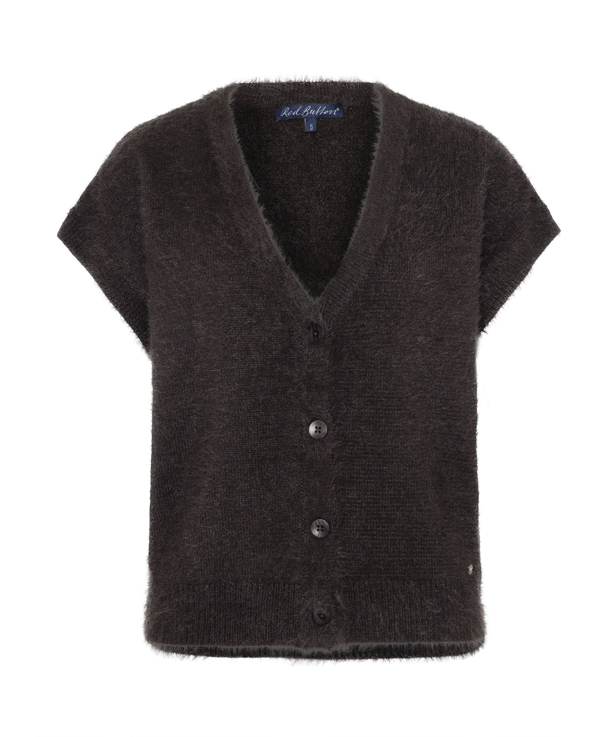 Dames gilet bruin