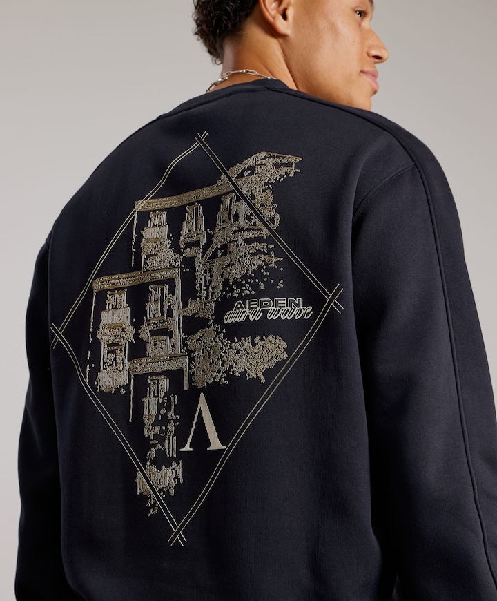 Heren sweater zwart