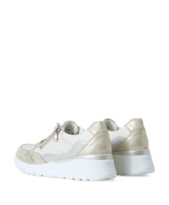 Carla dames sneakers beige