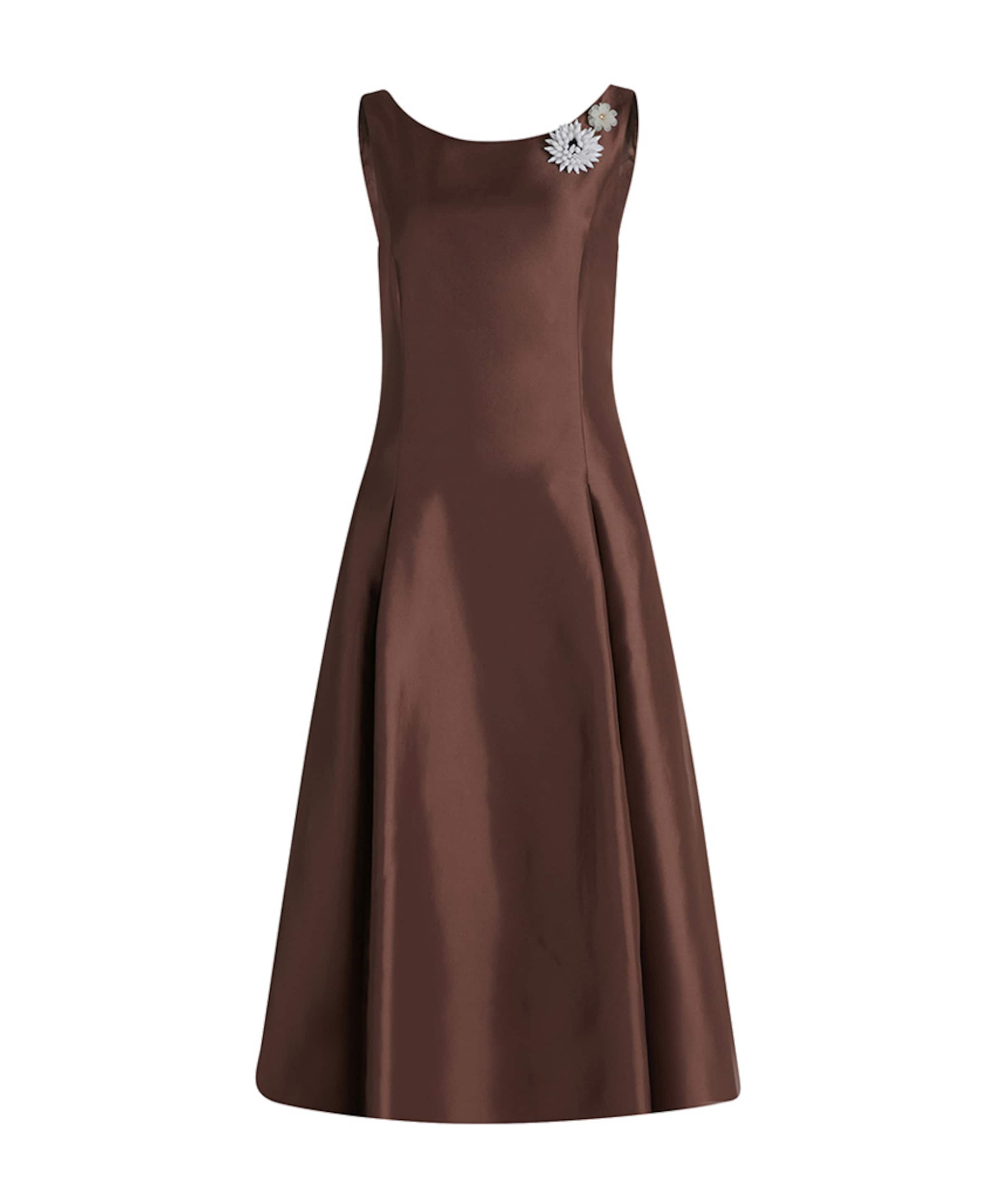 Dames jurk bruin