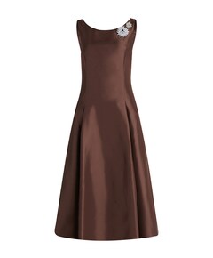Dames jurk bruin