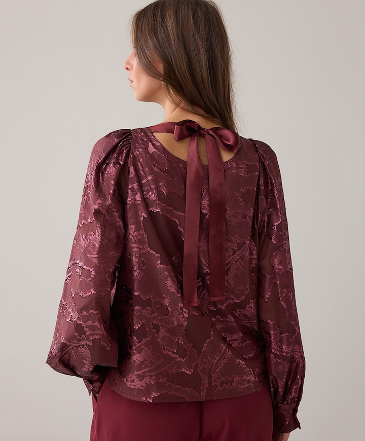 Blouse bordeaux