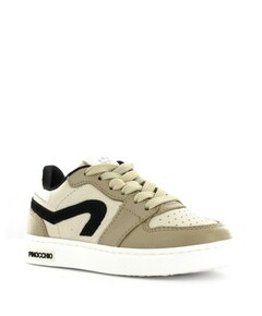 jongens veterschoenen beige