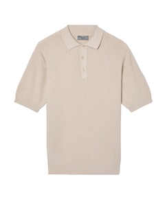 Heren polo beige