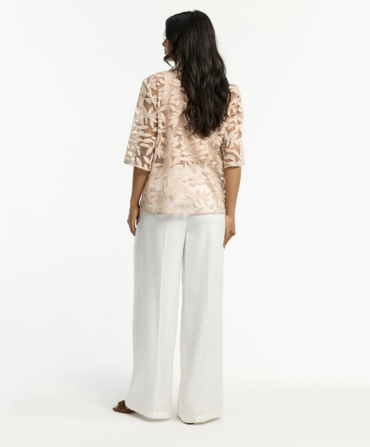 Dames blouse beige