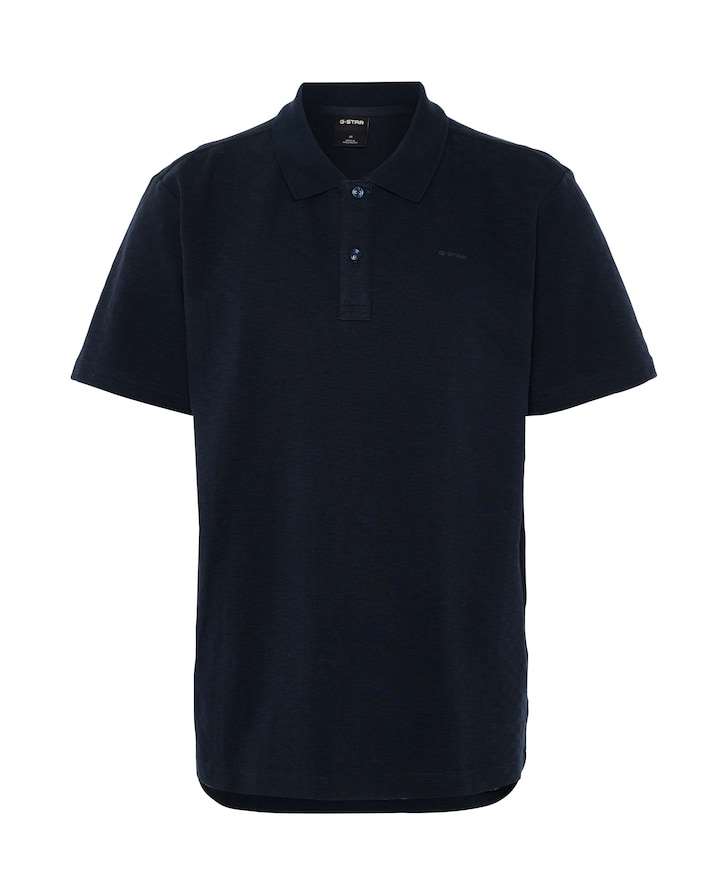 Heren polo blauw