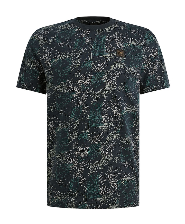 Heren T-shirt blauw