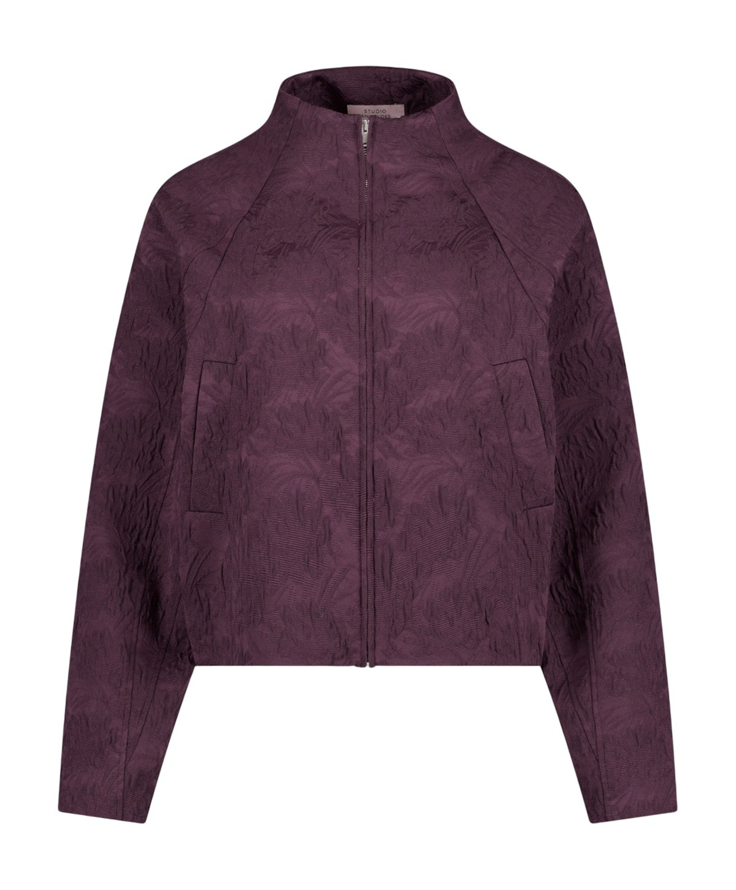 Dames jas bordeaux