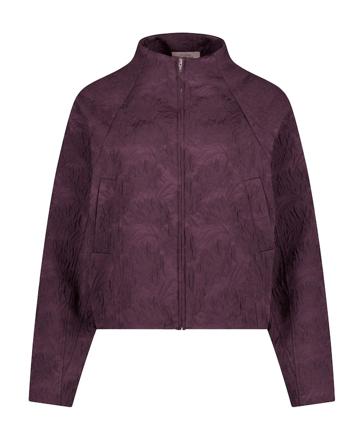 Dames jas bordeaux