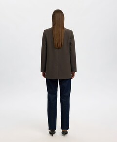 Dames blazer bruin