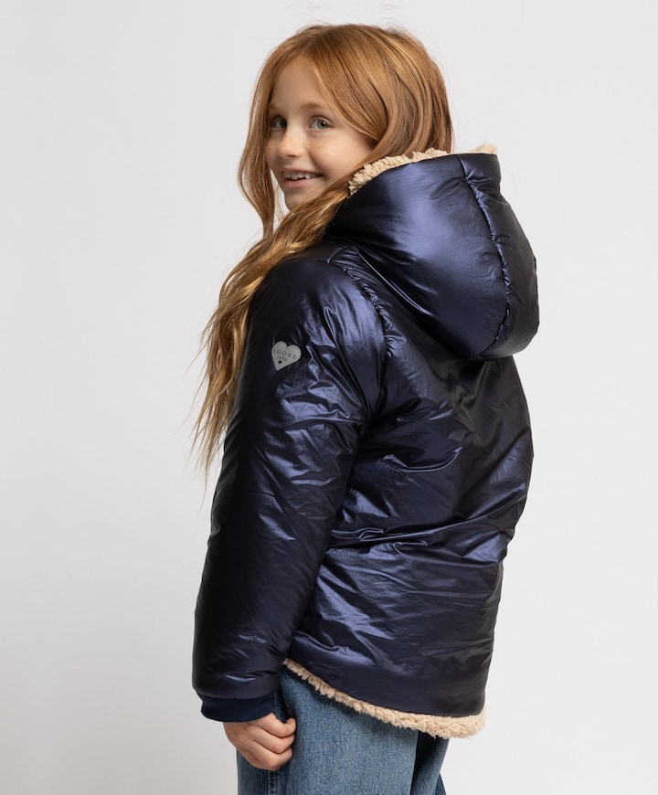 Meisjes jas blauw