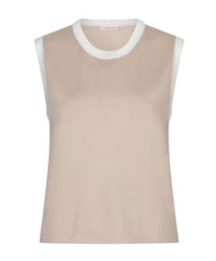 Dames top beige