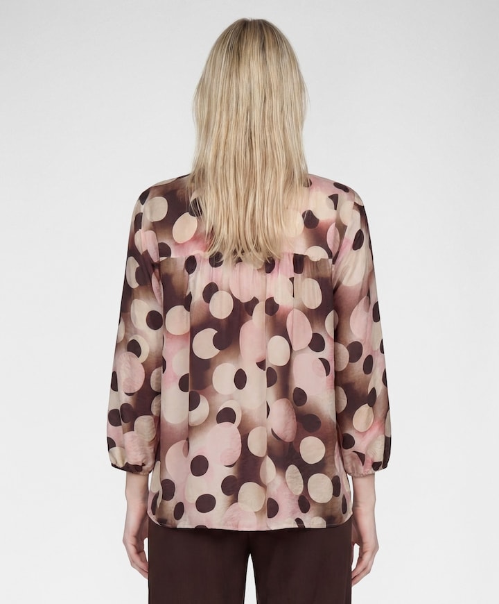 Dames blouse bruin