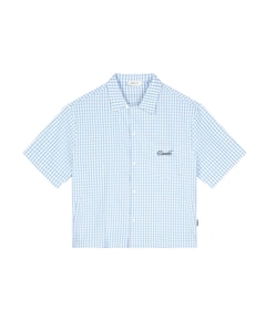 Uniseks overhemd blauw