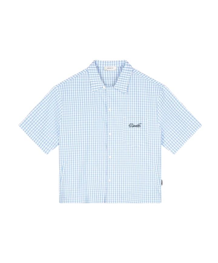 Uniseks overhemd blauw