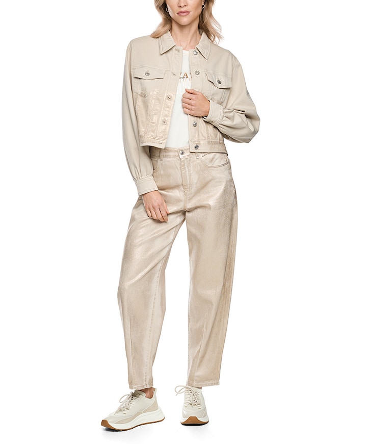 Dames spijkerjas  beige
