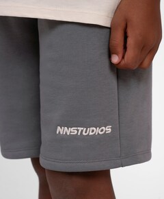Neil Sweatshorts jongens korte broek grijs