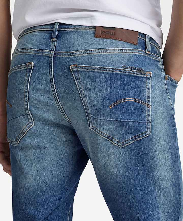 3301 Slim heren jeans blauw