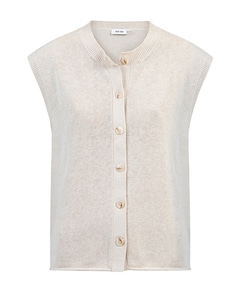 Dames vest beige