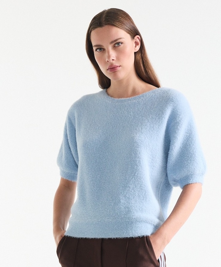 Dames trui blauw