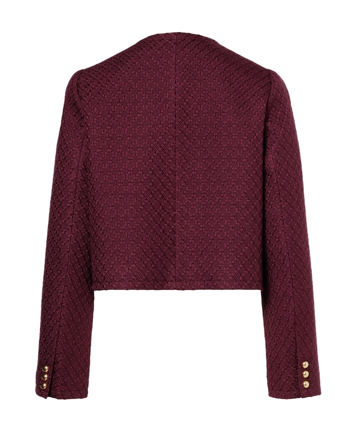 Dames jas bordeaux