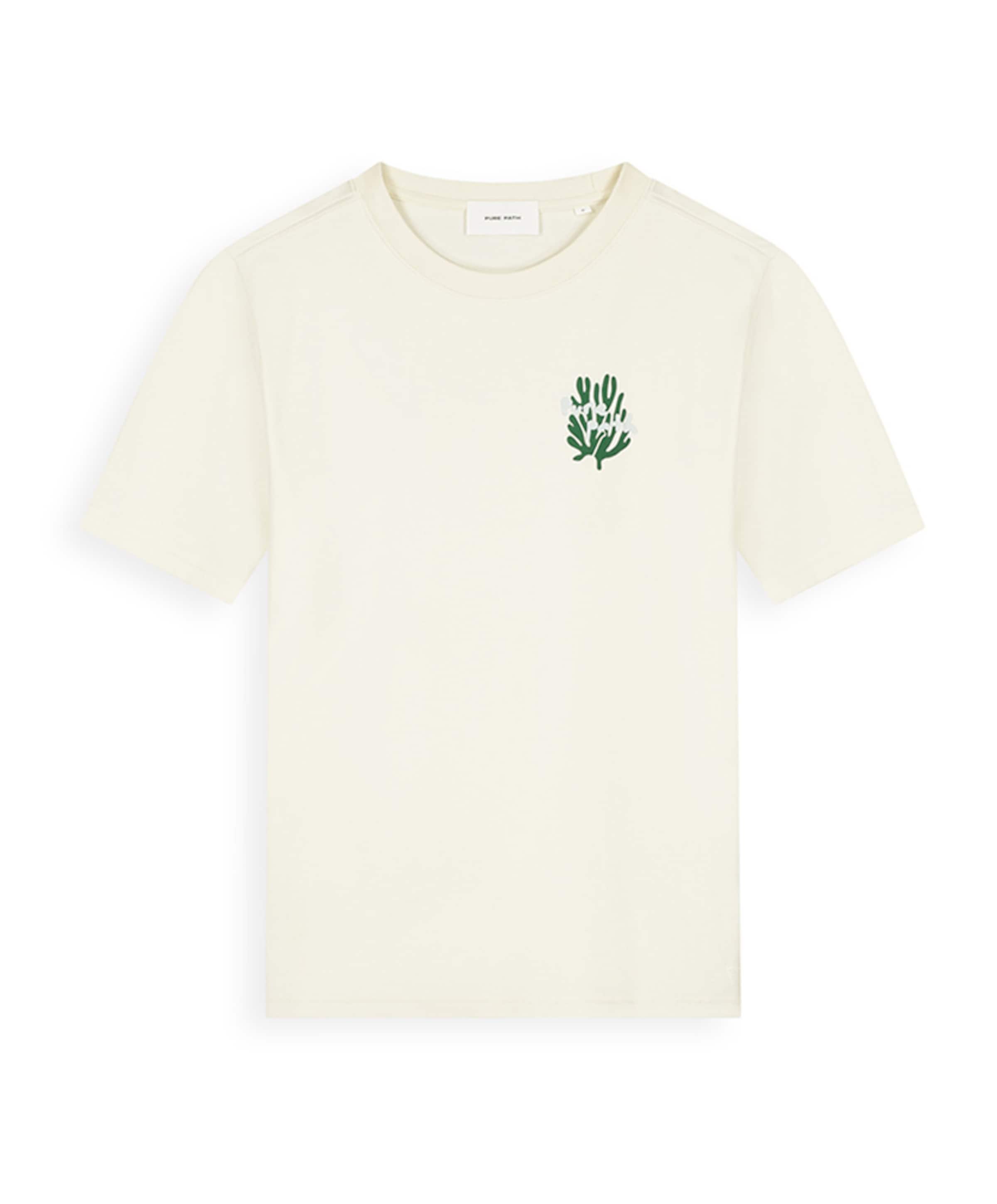 Heren T-shirt ecru
