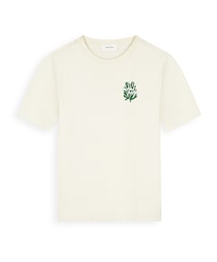Heren T-shirt ecru