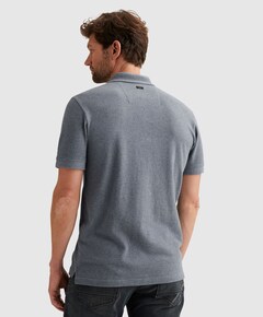 Heren polo blauw