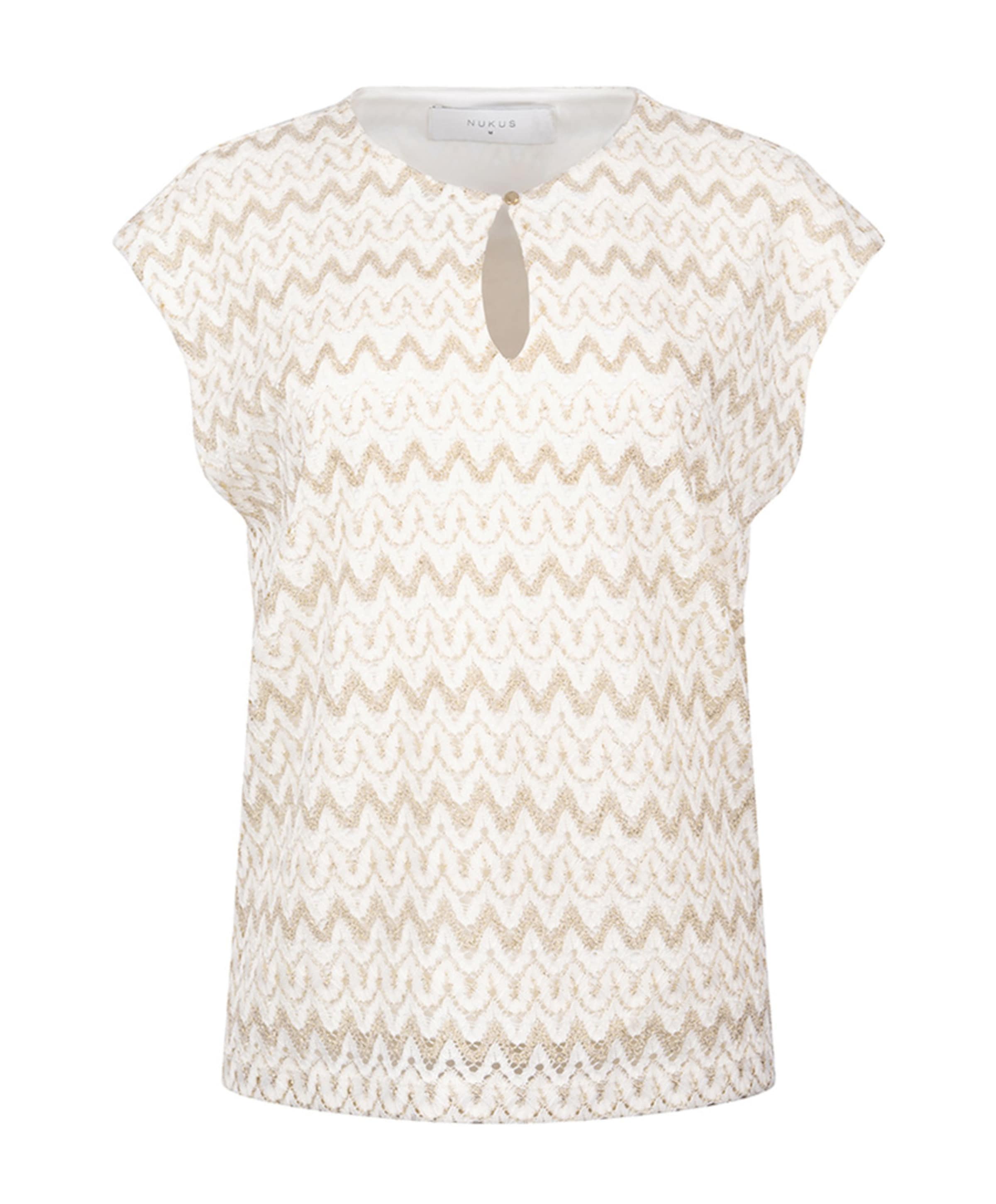 Dames top ecru