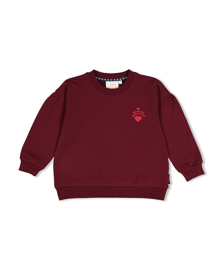 Meisjes sweater bordeaux