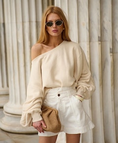 Dames sweater beige
