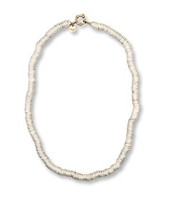 Dames ketting 48 cm wit