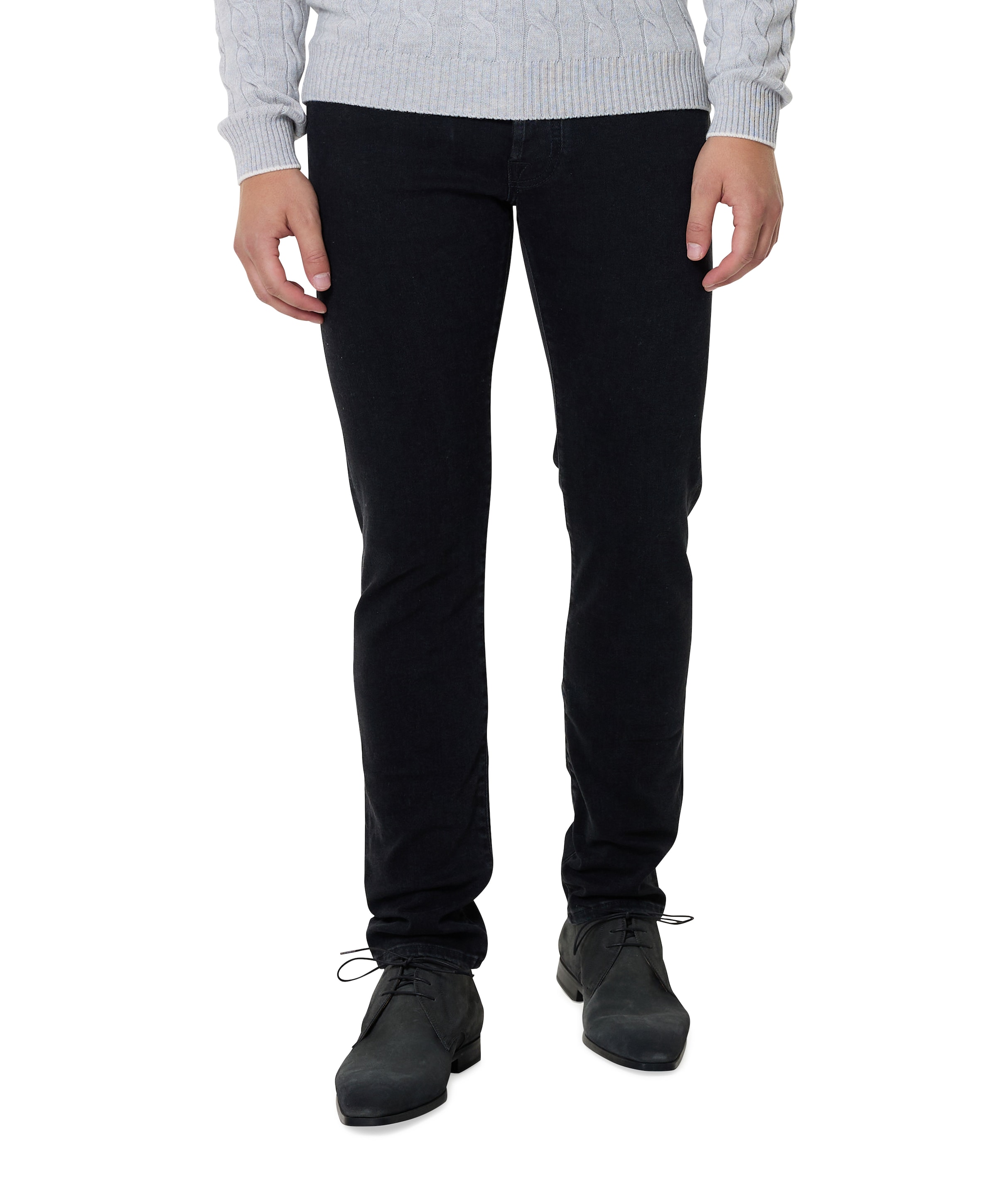 Nick Slim 5 Pocket jeans zwart