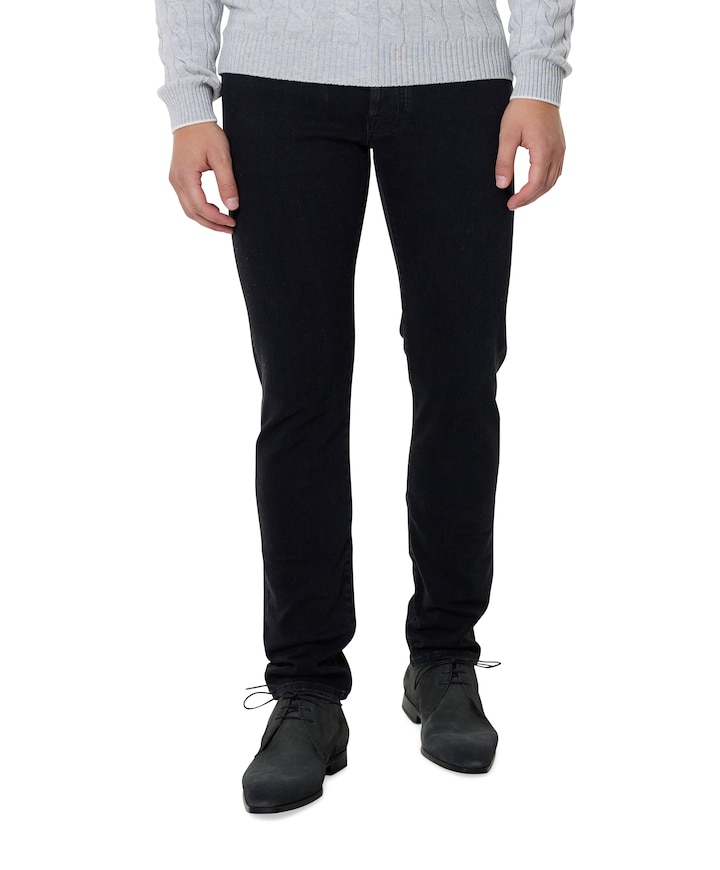 Nick Slim 5 Pocket jeans zwart