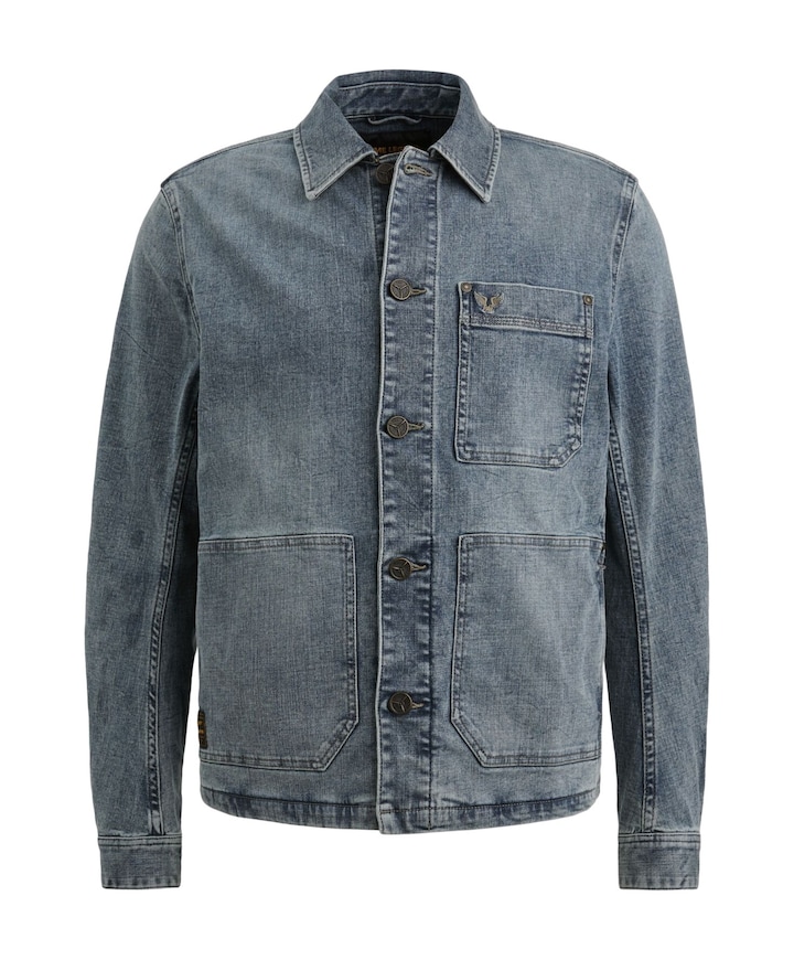 Heren spijkerjas blauw