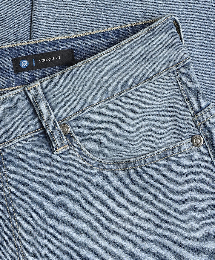 Straight Fit Jeans jongens jeans blauw