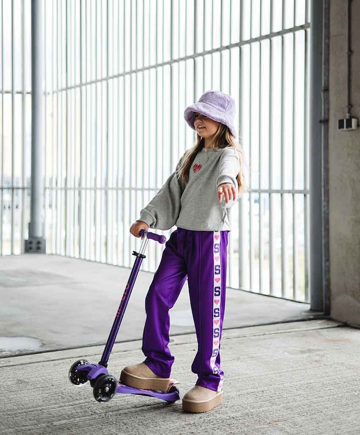 Meisjes sweater grijs