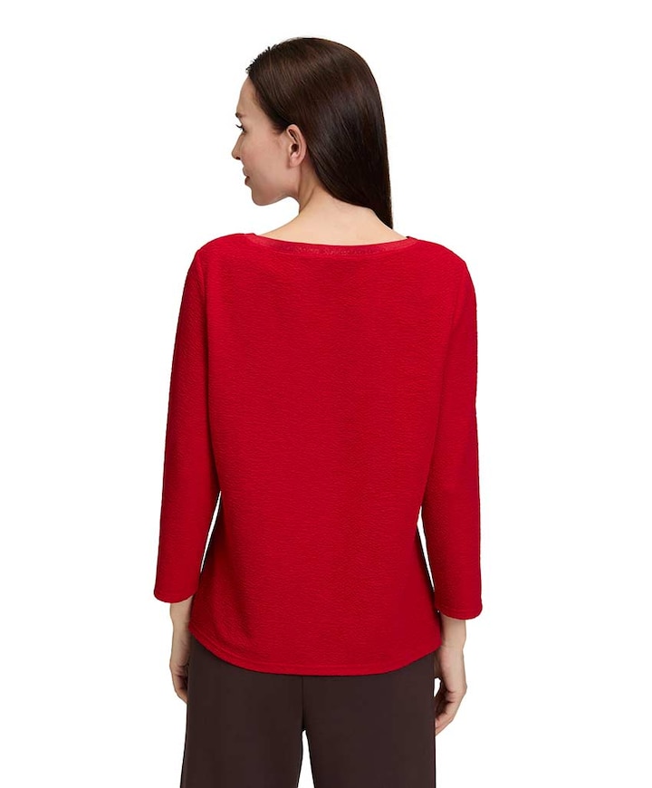 Dames longsleeve rood