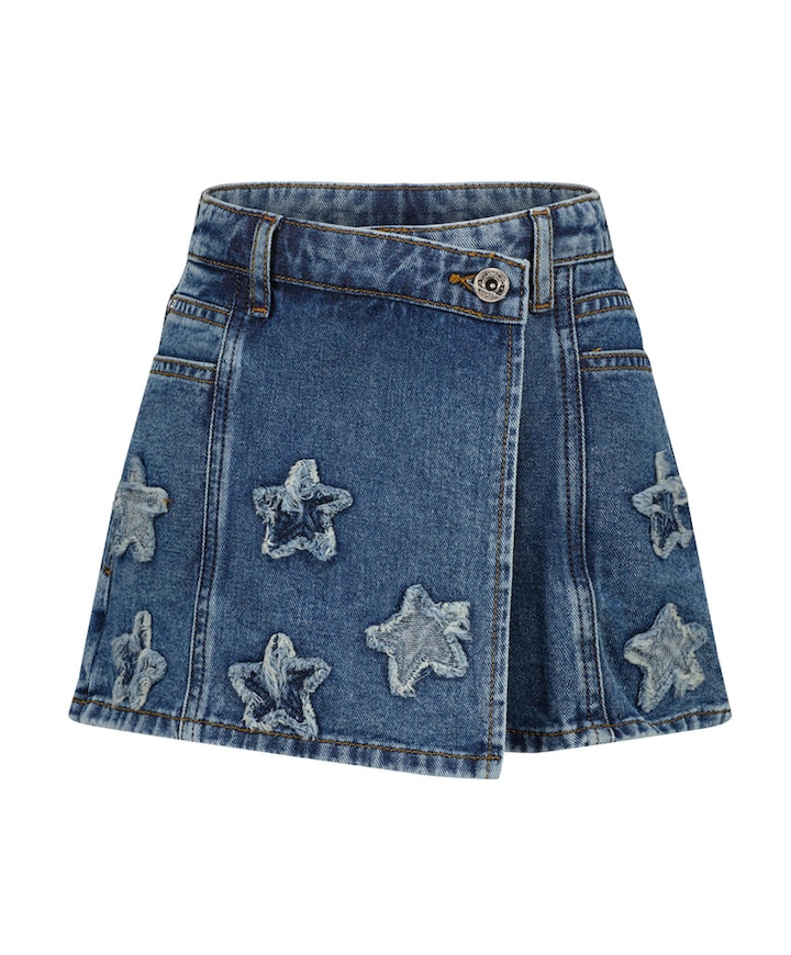Meisjes broekrok blauw