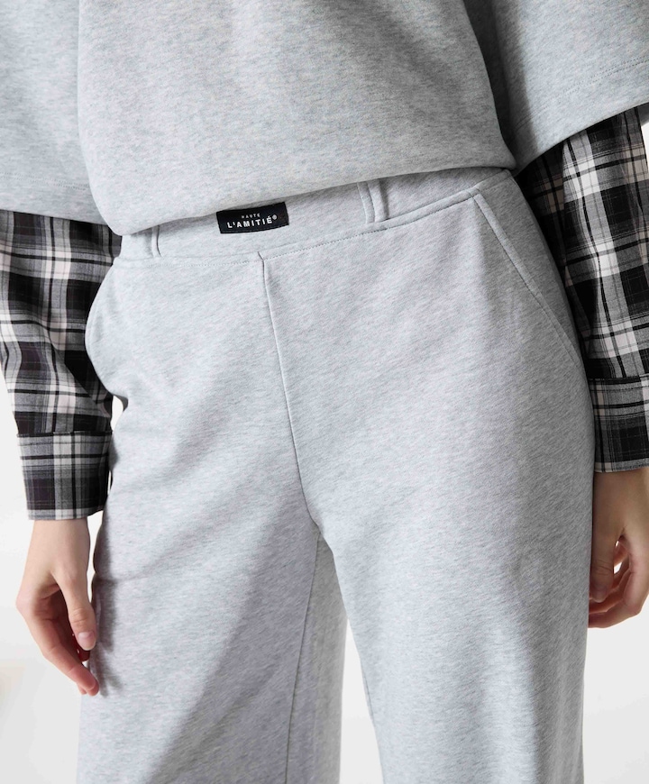 Mini Curve Loose Tall broek grijs