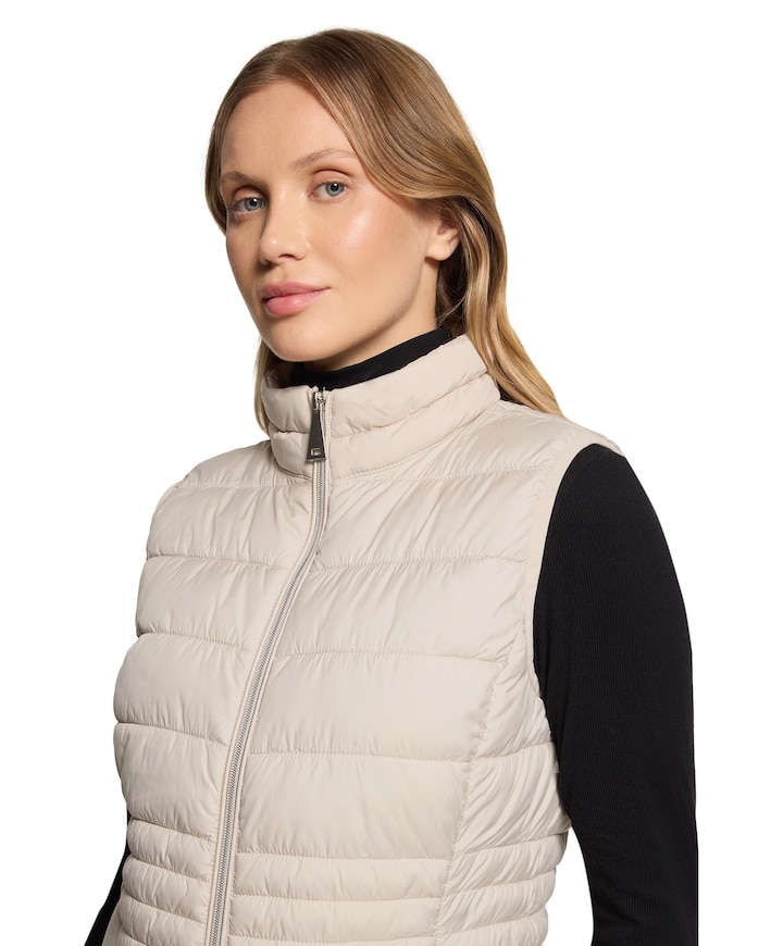 Dames bodywarmer beige