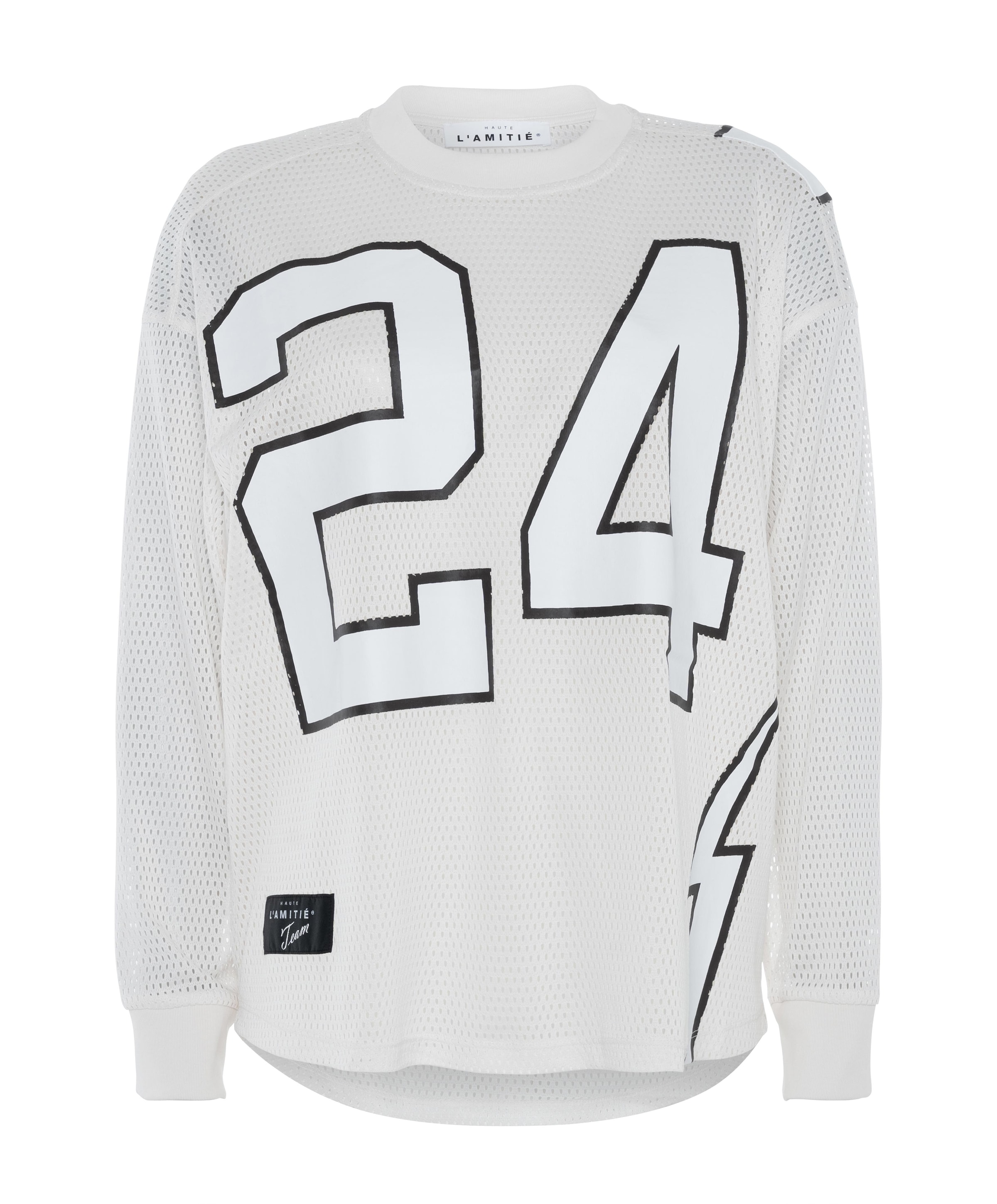 Dames longsleeve ecru