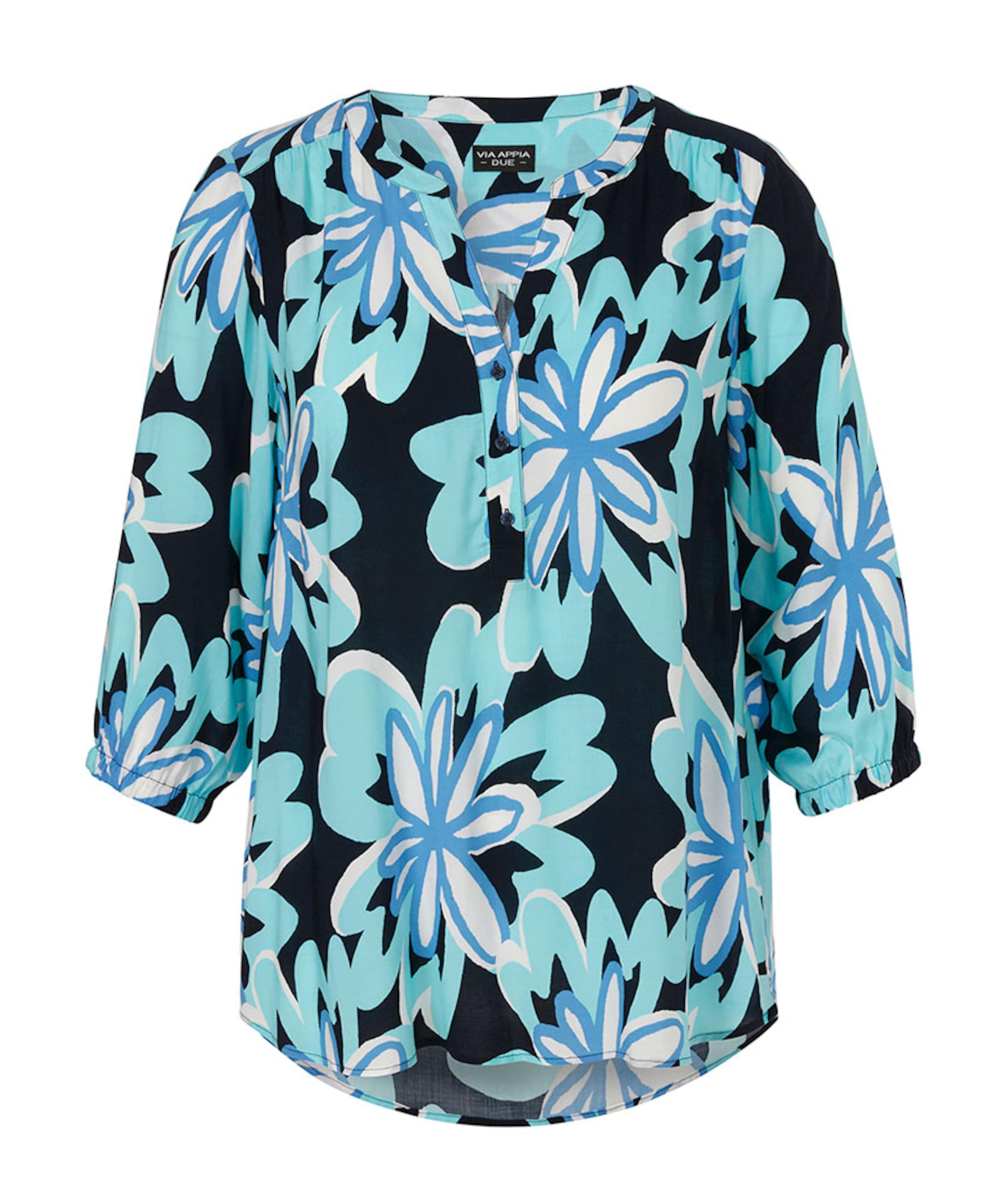 Dames blouse blauw
