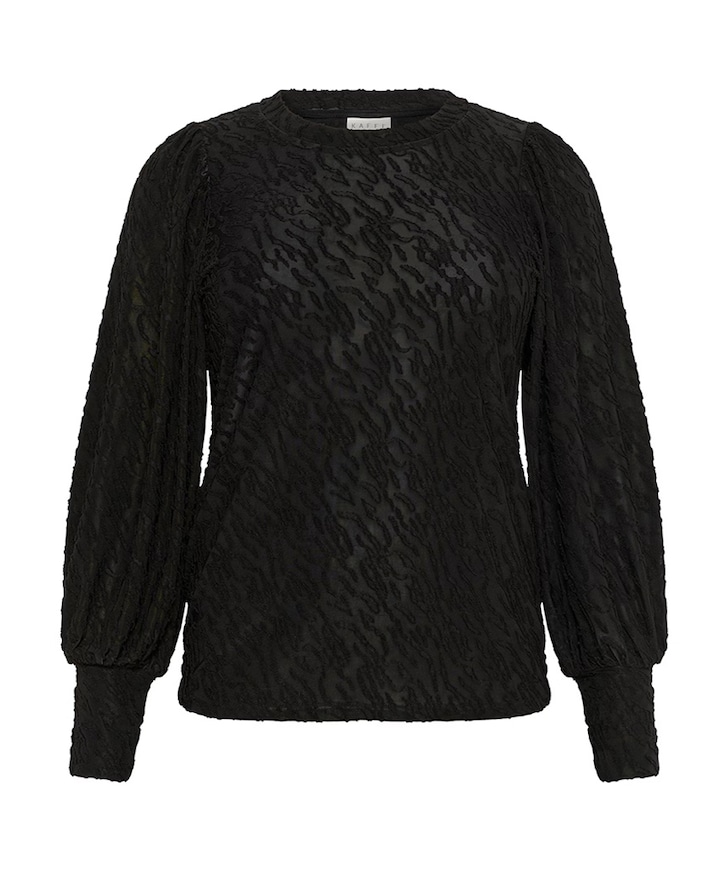Dames longsleeve zwart