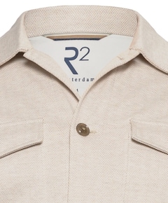Heren overshirt ecru