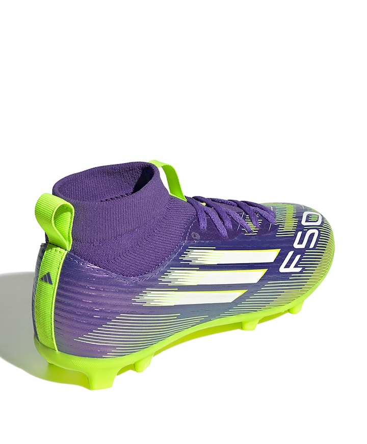 F50 League Fg/mg Mid J voetbalschoenen paars