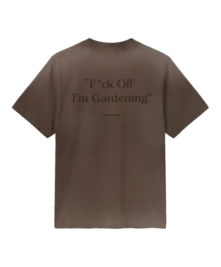 Heren T-shirt bruin