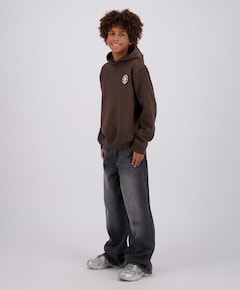 Jongens hoodie bruin
