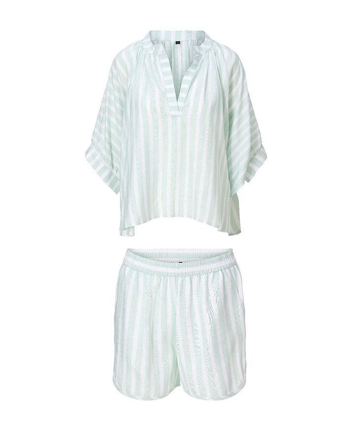 Dames shortama groen