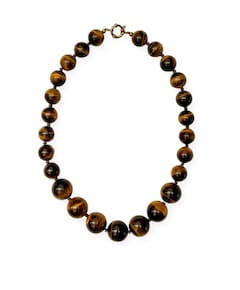 Dames ketting bruin
